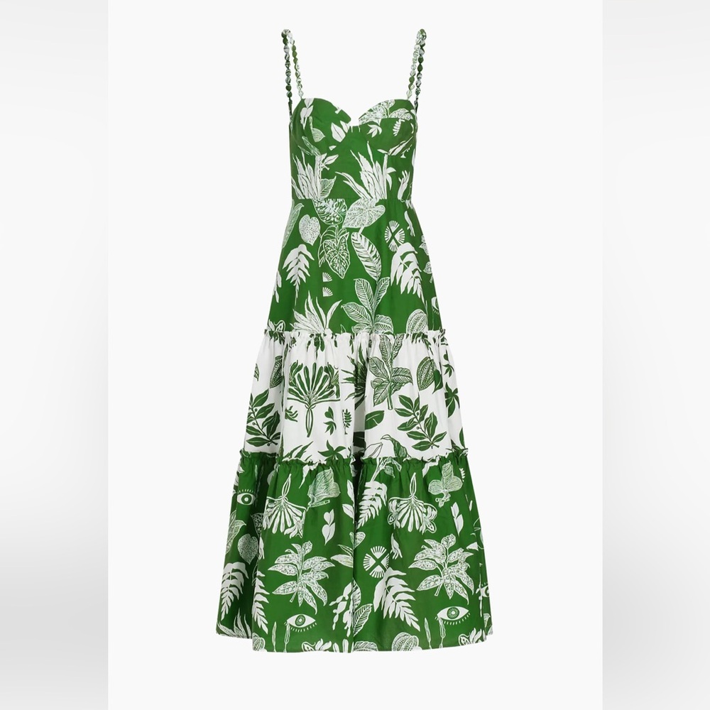 Farm rio Forrest soul Mix midi dress